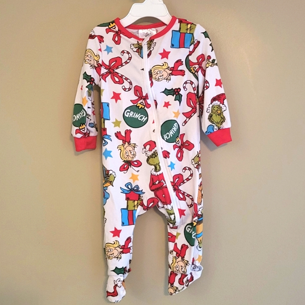 Dr. Seuss Grinch footed sleeper/footie